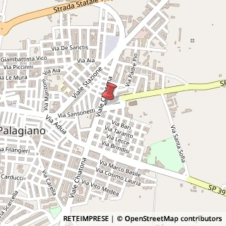 Mappa Via Foggia, 1, 74019 Palagiano, Taranto (Puglia)