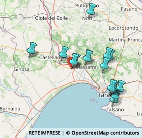 Mappa Via Matera, 74019 Palagiano TA, Italia (16.48059)
