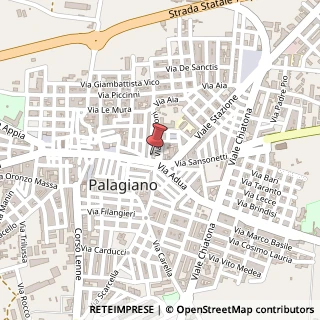 Mappa Via Dante, 6, 74019 Palagiano, Taranto (Puglia)
