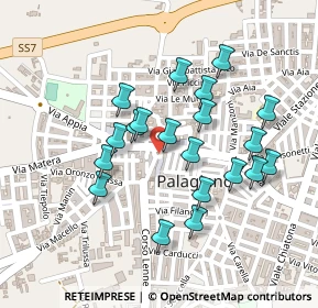 Mappa Piazza Battisti, 74019 Palagiano TA, Italia (0.224)