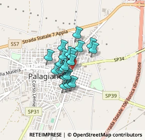 Mappa Viale Chiatona, 74019 Palagiano TA, Italia (0.2495)