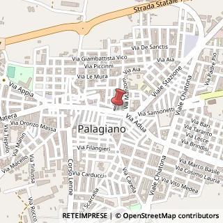 Mappa Via vittorio emanuele 54, 74019 Palagiano, Taranto (Puglia)