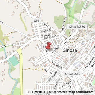 Mappa Via Roma, 47, 74013 Ginosa, Taranto (Puglia)