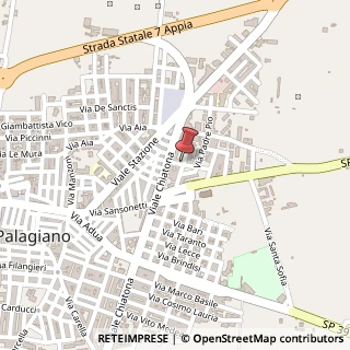 Mappa Via Luigi Galvani, 7, 74019 Palagiano, Taranto (Puglia)