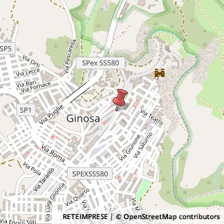 Mappa Via Calvario, 15, 74013 Ginosa TA, Italia, 74013 Ginosa, Taranto (Puglia)