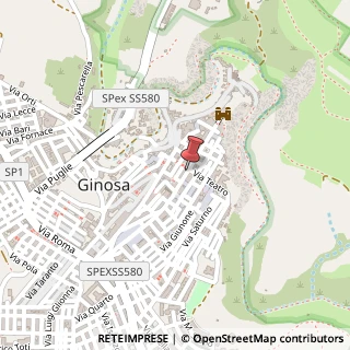 Mappa Via vittorio emanuele 9, 74013 Ginosa, Taranto (Puglia)