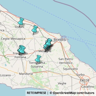 Mappa S.s.7 Km10 c, 72023 Mesagne BR, Italia (11.76571)