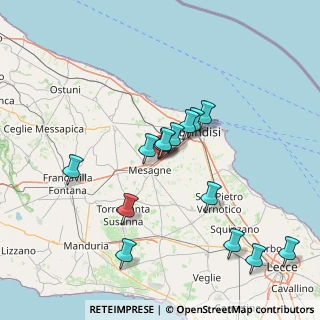 Mappa SS7 Km. 3, 72023 Mesagne BR, Italia (15.53571)