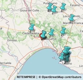 Mappa Via Giuseppe Garibaldi, 74019 Palagiano TA, Italia (18.994)