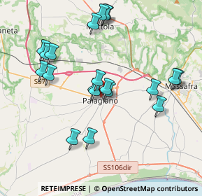 Mappa Via Giuseppe Garibaldi, 74019 Palagiano TA, Italia (4.156)