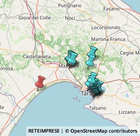 Mappa Via Sandro Pertini, 74016 Massafra TA, Italia (11.605)