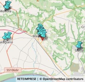 Mappa Via Sandro Pertini, 74016 Massafra TA, Italia (4.793)