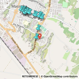 Mappa Via Capitano Basile, 74016 Massafra TA, Italia (0.7145)