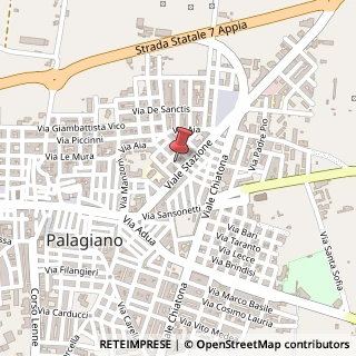 Mappa Via Gioacchino Rossini, 4A, 74019 Palagiano TA, Italia, 74019 Palagiano, Taranto (Puglia)