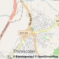 Map Siniscola