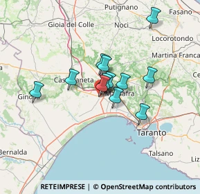 Mappa Via S.G.Bosco, 74019 Palagiano TA, Italia (10.16583)