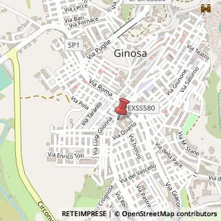 Mappa Piazza Nusco, 14, 74013 Ginosa, Taranto (Puglia)