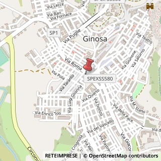 Mappa Via Gigli, 3, 74013 Ginosa, Taranto (Puglia)