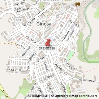 Mappa Via G. Matteotti, 11, 74013 Ginosa, Taranto (Puglia)