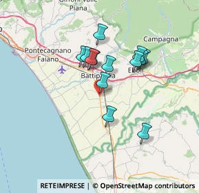 Mappa SS 18 Km 77, 84025 Eboli SA (6.11462)