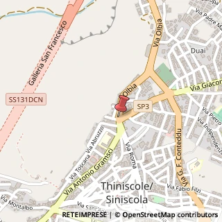 Mappa Via Antonio Segni, 1, 08029 Siniscola, Nuoro (Sardegna)