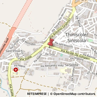 Mappa Via Tirso, 08029 Siniscola, Nuoro (Sardegna)