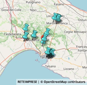 Mappa Via Teatro Massimo, 74010 Statte TA, Italia (11.9585)