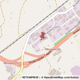 Mappa Via Francesco Franco, 8, 72023 Mesagne, Brindisi (Puglia)