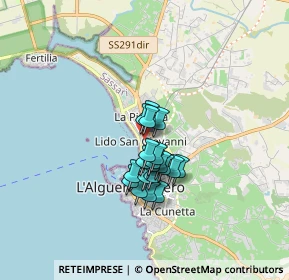 Mappa Via Castelsardo, 07041 Alghero SS, Italia (1.201)