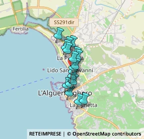 Mappa Via Castelsardo, 07041 Alghero SS, Italia (1.05444)