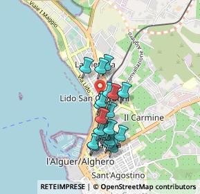 Mappa Via Castelsardo, 07041 Alghero SS, Italia (0.7705)