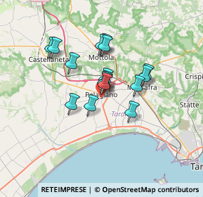 Mappa Via Vittorio Bachelet, 74019 Palagiano TA, Italia (5.48313)