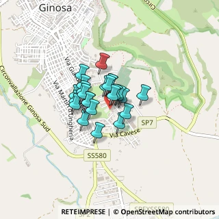 Mappa Via Padre A. Parisi, 74013 Ginosa TA, Italia (0.25792)