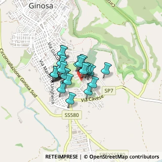 Mappa Via Padre A. Parisi, 74013 Ginosa TA, Italia (0.25769)