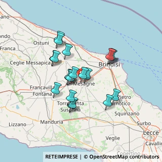 Mappa Contrada Palmitella, 72023 Mesagne BR, Italia (12.2735)