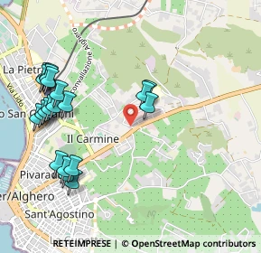 Mappa Via degli Idraulici, 07041 Alghero SS, Italia (1.259)