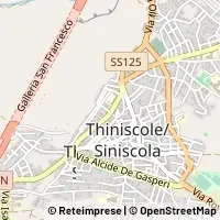 Map Siniscola