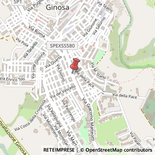 Mappa Via G. Matteotti, 86, 74013 Ginosa, Taranto (Puglia)