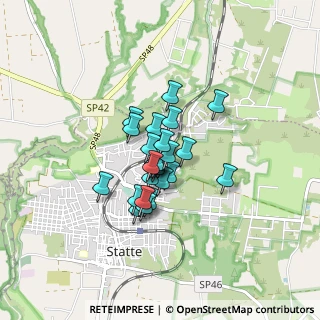 Mappa Via Teatro la Fenice, 74010 Statte TA, Italia (0.556)