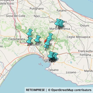 Mappa Via Teatro la Fenice, 74010 Statte TA, Italia (12.0325)
