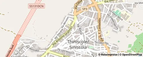 Mappa Siniscola
