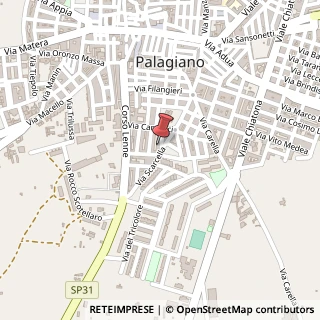 Mappa Via Angello Scarcella, 11, 74019 Palagiano, Taranto (Puglia)