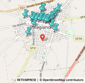 Mappa Via Giovanni Verga, 74019 Palagiano TA, Italia (0.5315)