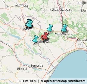 Mappa Via Enrico Toti, 74013 Ginosa TA, Italia (12.8645)