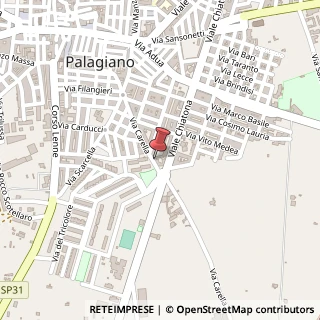 Mappa Via Carella, 53, 74019 Palagiano, Taranto (Puglia)