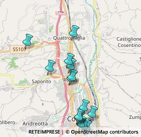 Mappa 87036 Cosenza CS, Italia (2.48467)