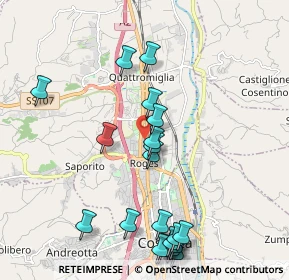 Mappa 87036 Cosenza CS, Italia (2.5215)