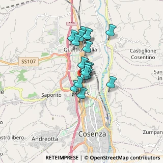 Mappa 87036 Cosenza CS, Italia (1.197)
