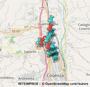 Mappa Via Silvio Pellico, 87036 Quattromiglia CS, Italia (1.067)