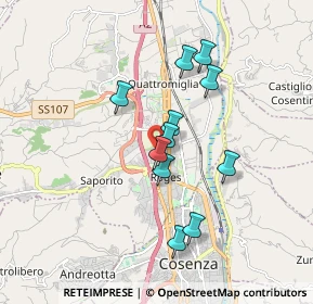 Mappa Via Carlo Bilotta, 87036 Rende CS, Italia (1.6)